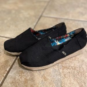 bobs black wedges